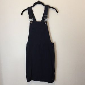 navy overall dress